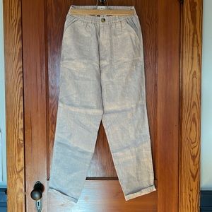 Lou & Grey 100% Linen Pants Size Small